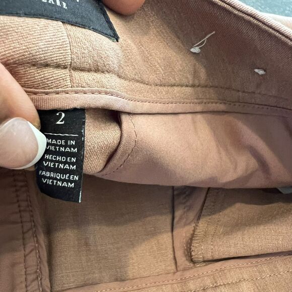 White House Black Market Women’s “The Slim Flare” Dress Pants Taupe Size 2 O - Picture 10 of 16